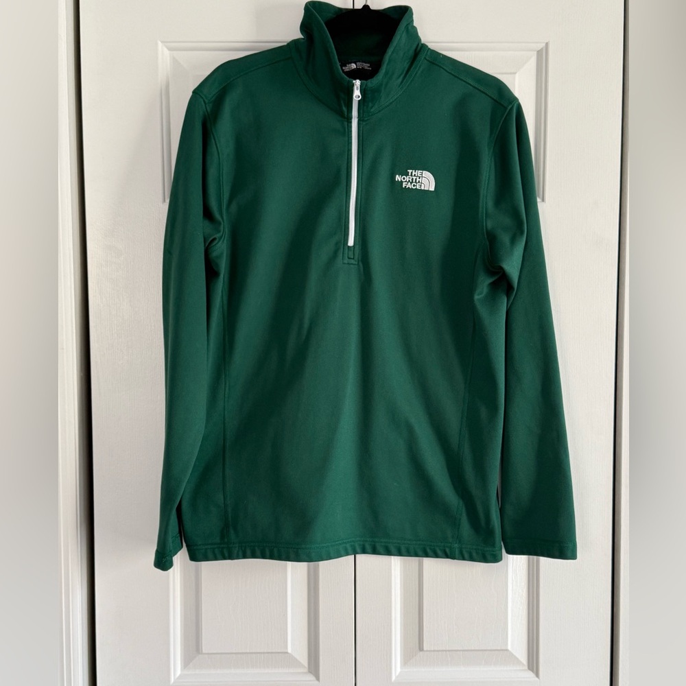 The North Face Forest Green Half-Zip Pullover